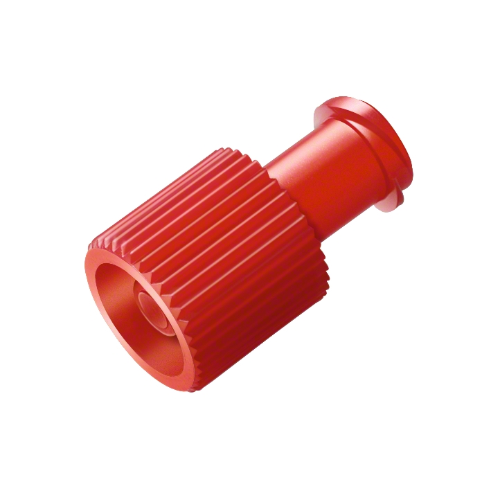 Uzávěr pro infúzi Combi-Stopper, červený, 100 ks