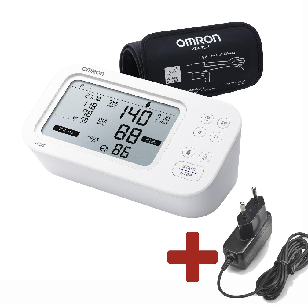 Tonometr OMRON M6 Comfort pažní+zdroj