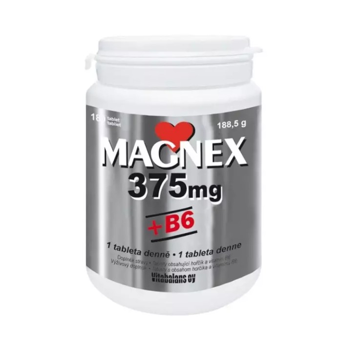 Magnex 375 mg +B6 tbl. 250