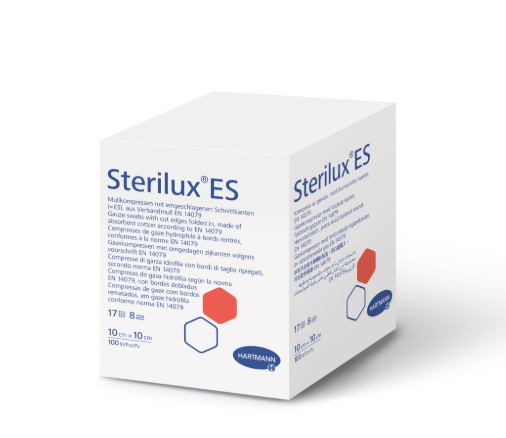 Gáza Sterilux ES neste.10x10 100ks 13nit/8vrst HR