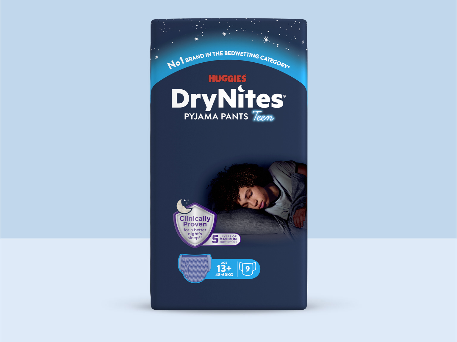 DryNites® natahovací kalhotky na noc pro chlapce 13+ let