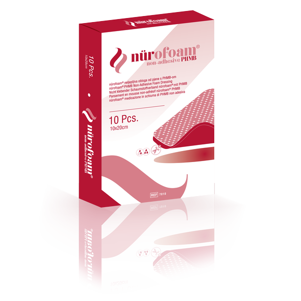 Nürofoam® Non-adhesive PHMB 10 x 10 cm