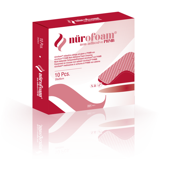 Nürofoam® Non-adhesive PHMB 20 x 20 cm
