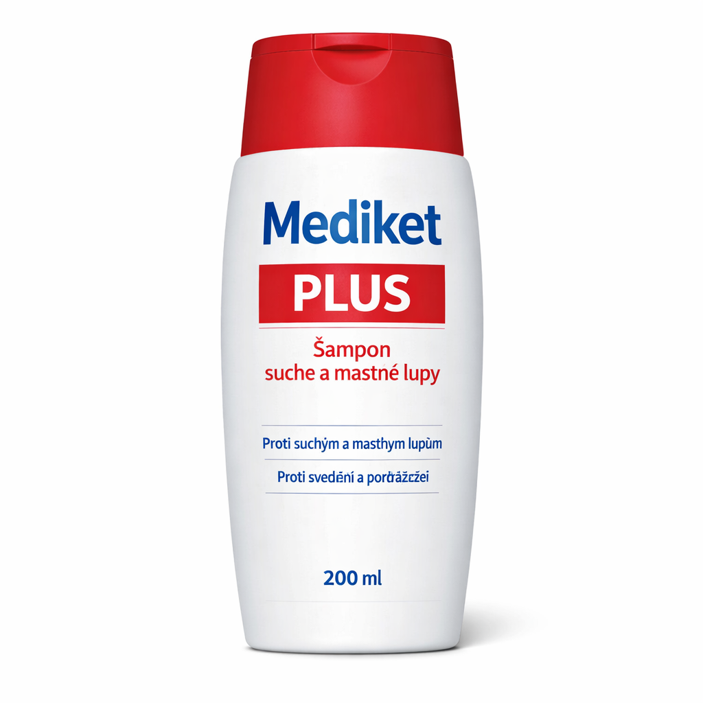 Mediket Plus šampon suché a mastné lupy 200 ml