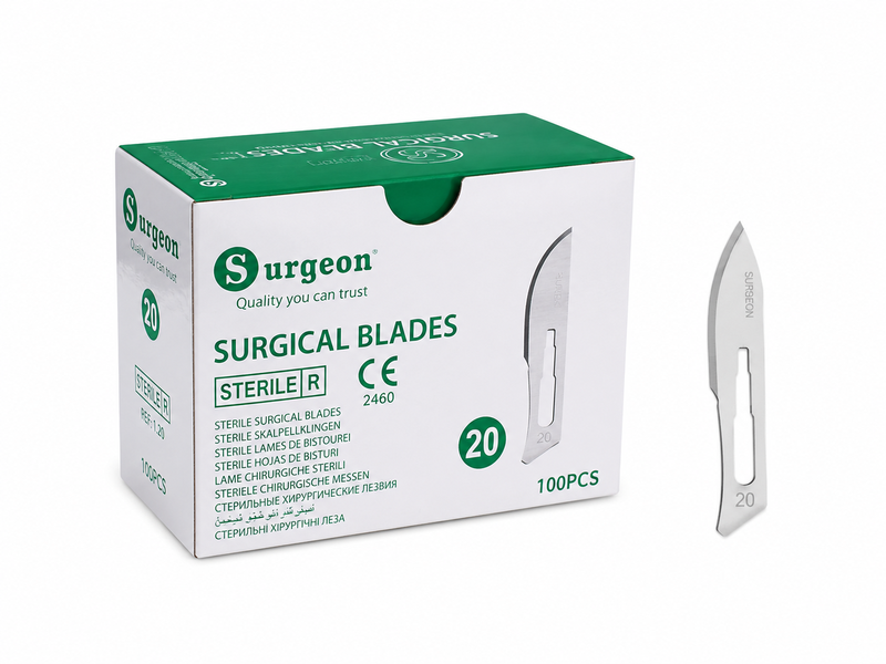 Čepelka skalp.ster.č.20 Surgeon 1ks /krab=100ks