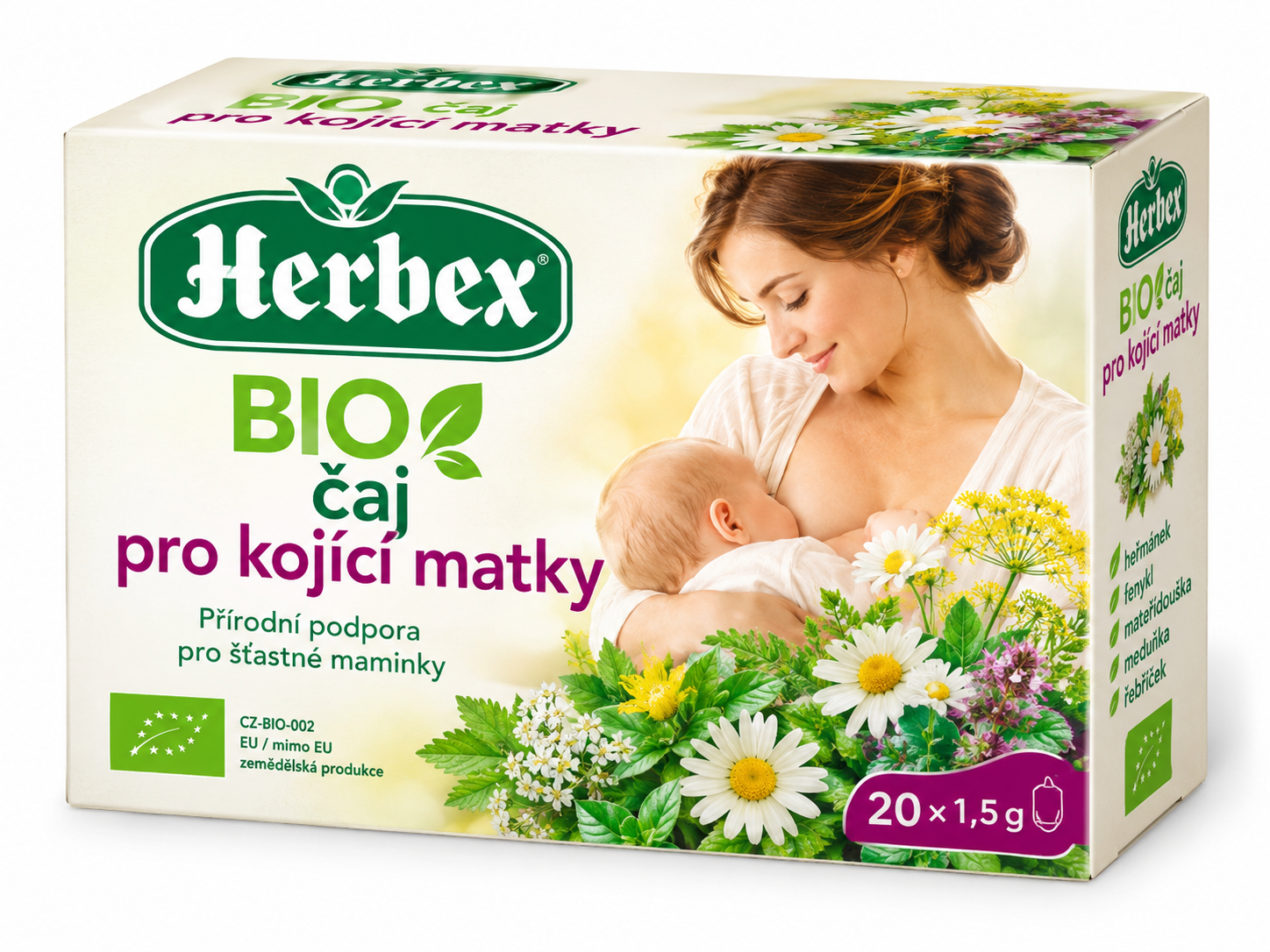 Herbex čaj BIO pro kojící matky 20x1.5g