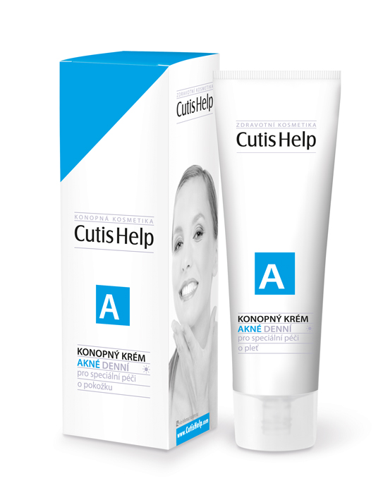 CutisHelp AKNÉ konopný krém denní 30ml