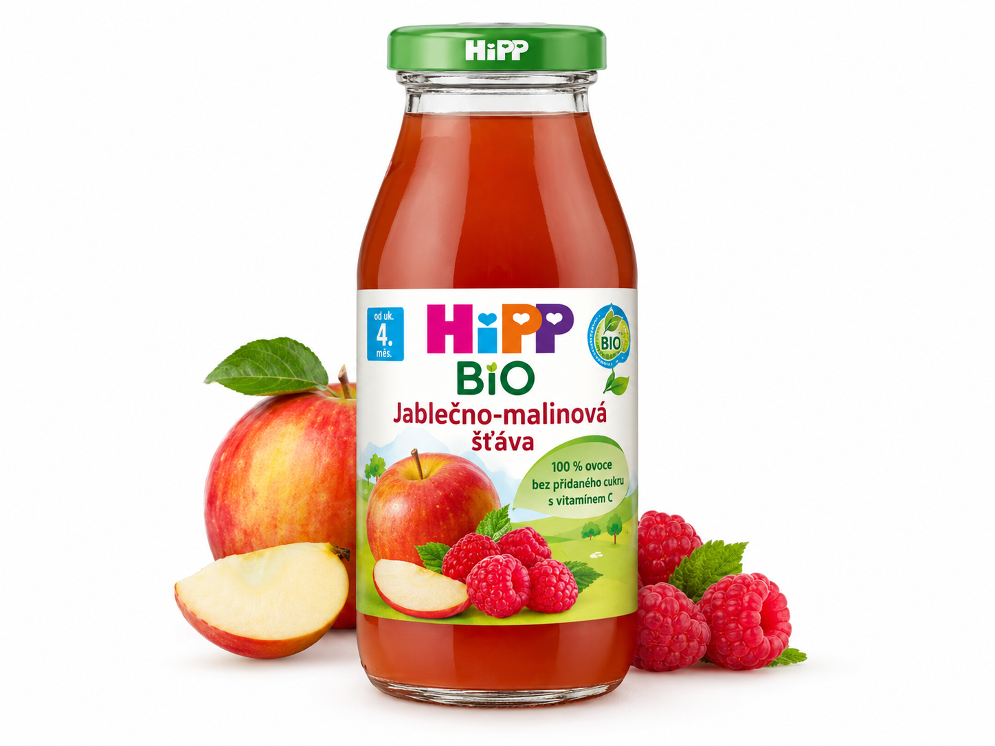 HiPP ŠŤÁVA BIO Jablečno-malinová 200 ml