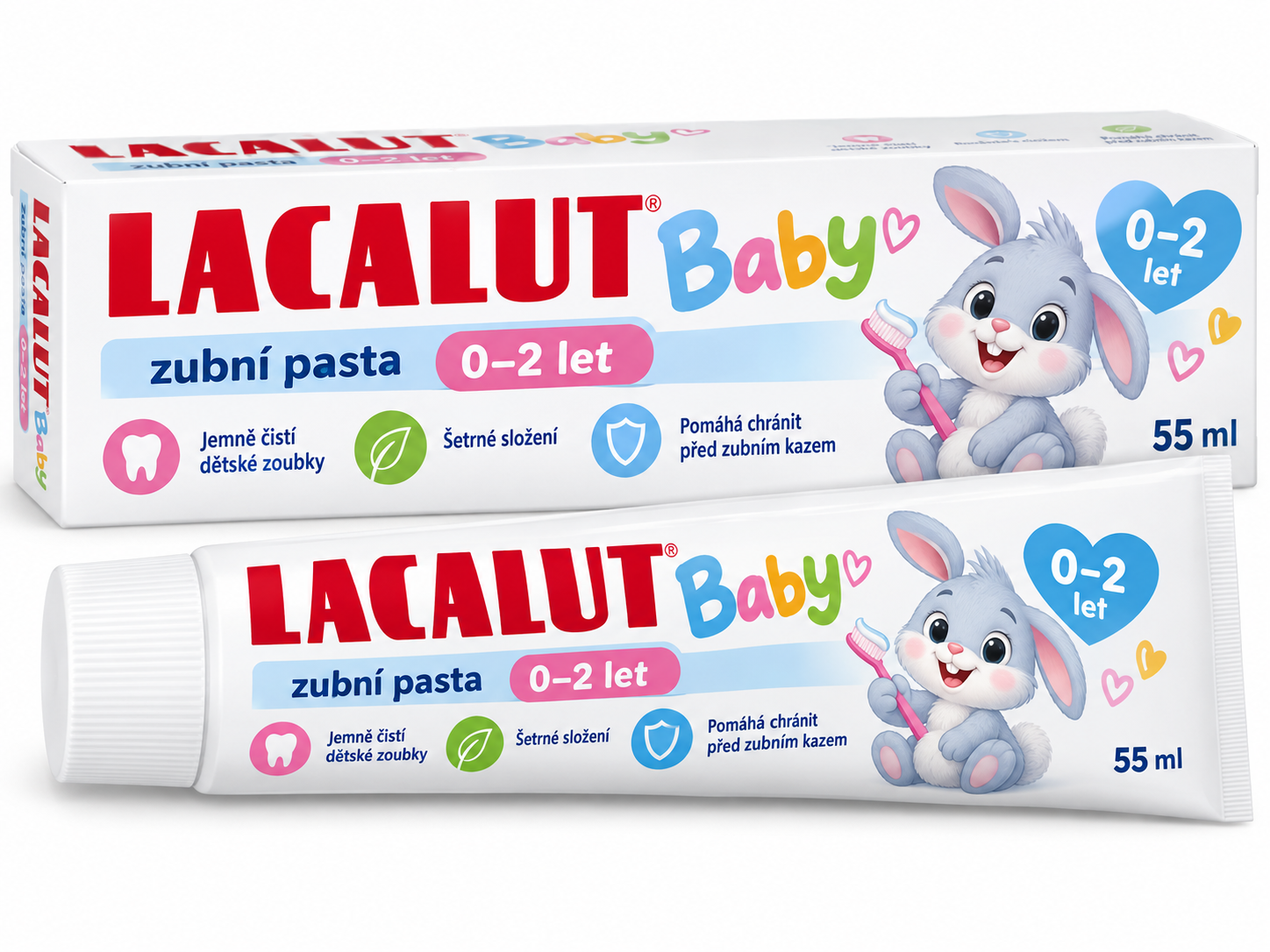 Lacalut Baby 0-2 let zubní pasta 55ml