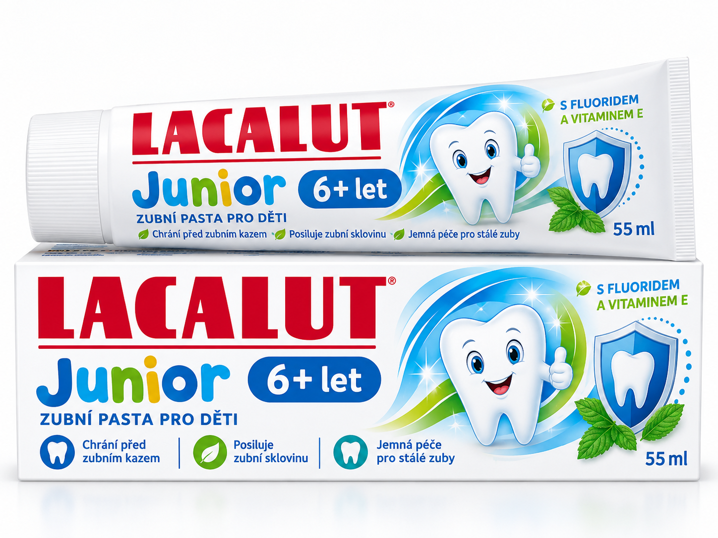 Lacalut Junior 6+ let zubní pasta 55ml