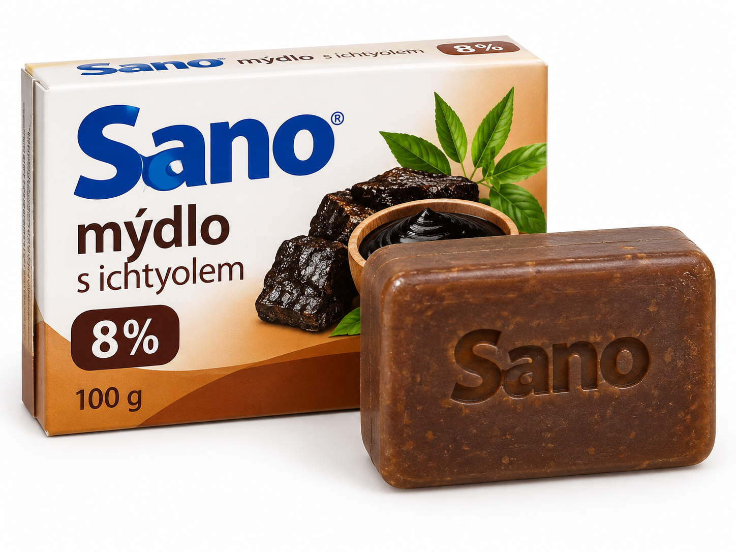 Sano mýdlo s ichtyolem 100g 8%