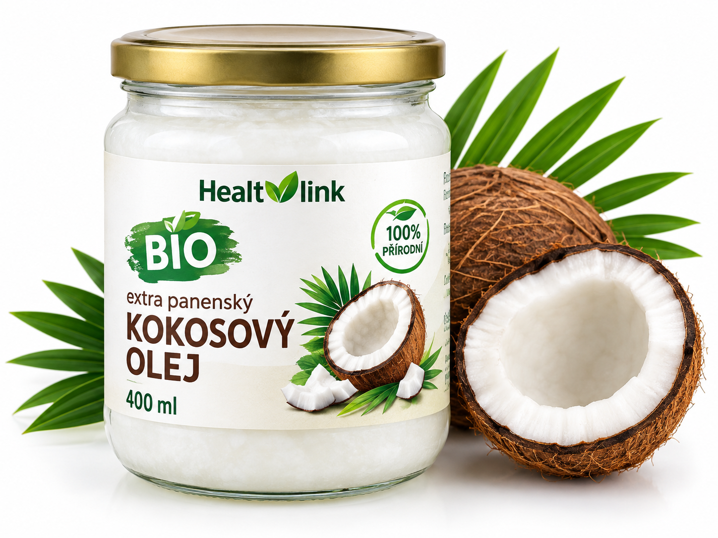 BIO extra panenský kokosový olej 400ml