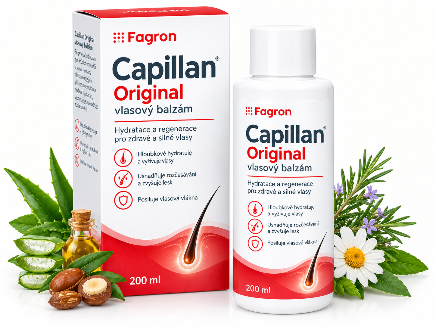 Capillan Original vlasový balzám 200ml Fagron