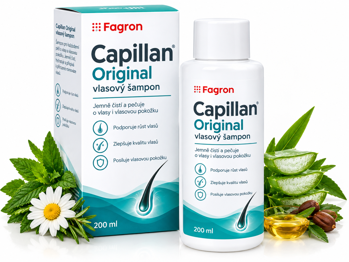 Capillan Original vlasový šampon 200ml Fagron
