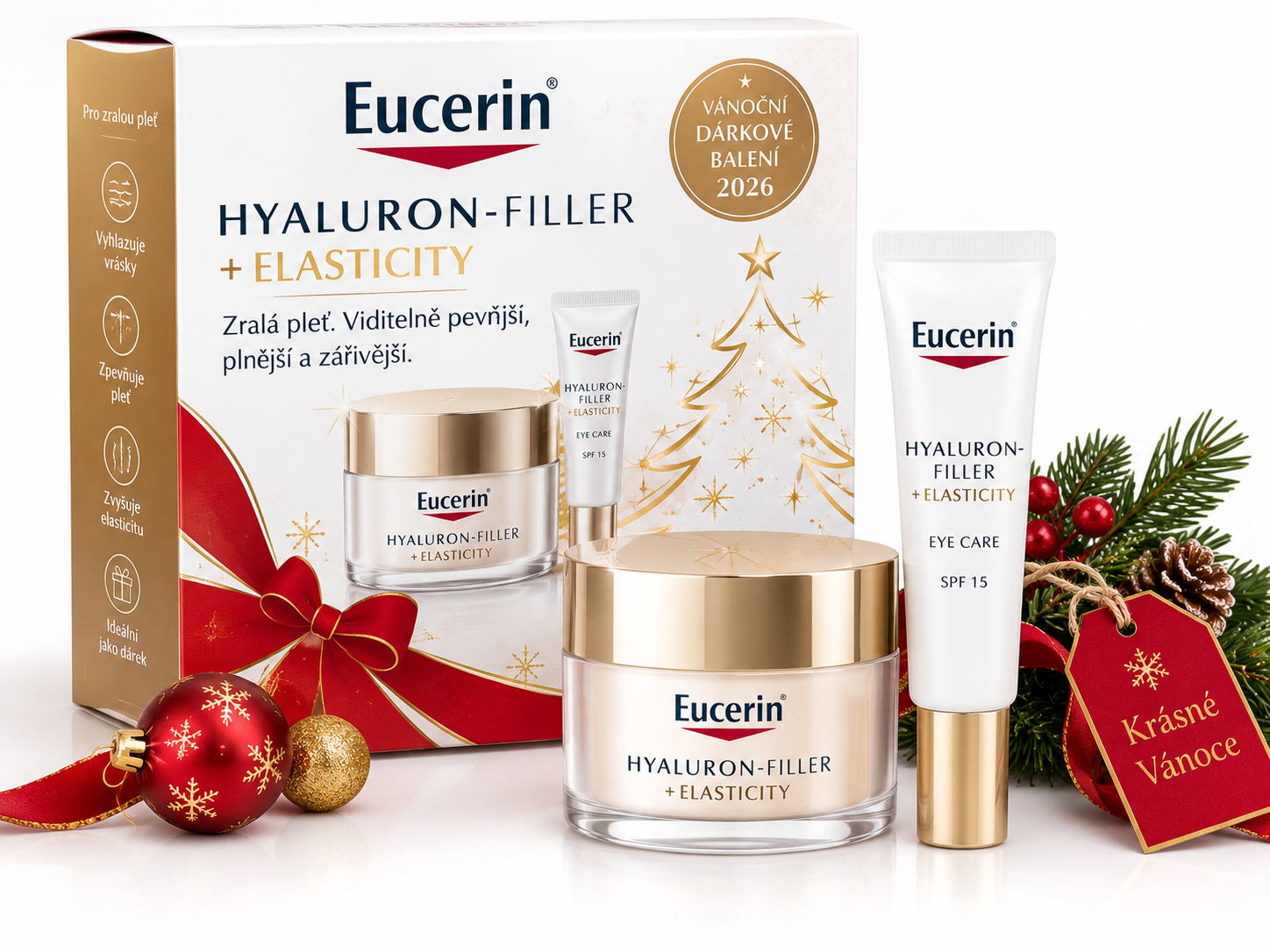 Eucerin Hyaluron-Filler+Elasticity pig.Vánoce 2026
